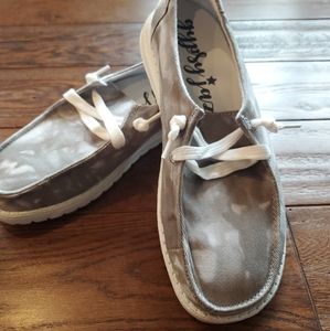 Sizes 6-11 Authentic Gypsy Jazz Shoes Streak Grey
